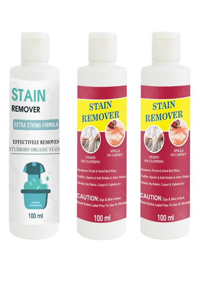 مجموعة مزيل البقع من توفوس، تتضمن مزيل بقع الدمى، والأحمر، والأحمر | محلول تنظيف متعدد الأسطح للملابس والأقمشة والمفروشات (100 غرام لكل عبوة) - Image 1